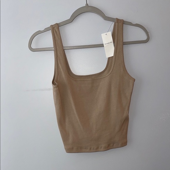 Abercrombie & Fitch Tops - Abercrombie & Fitch Women's Square Neck Tank Top - Brown